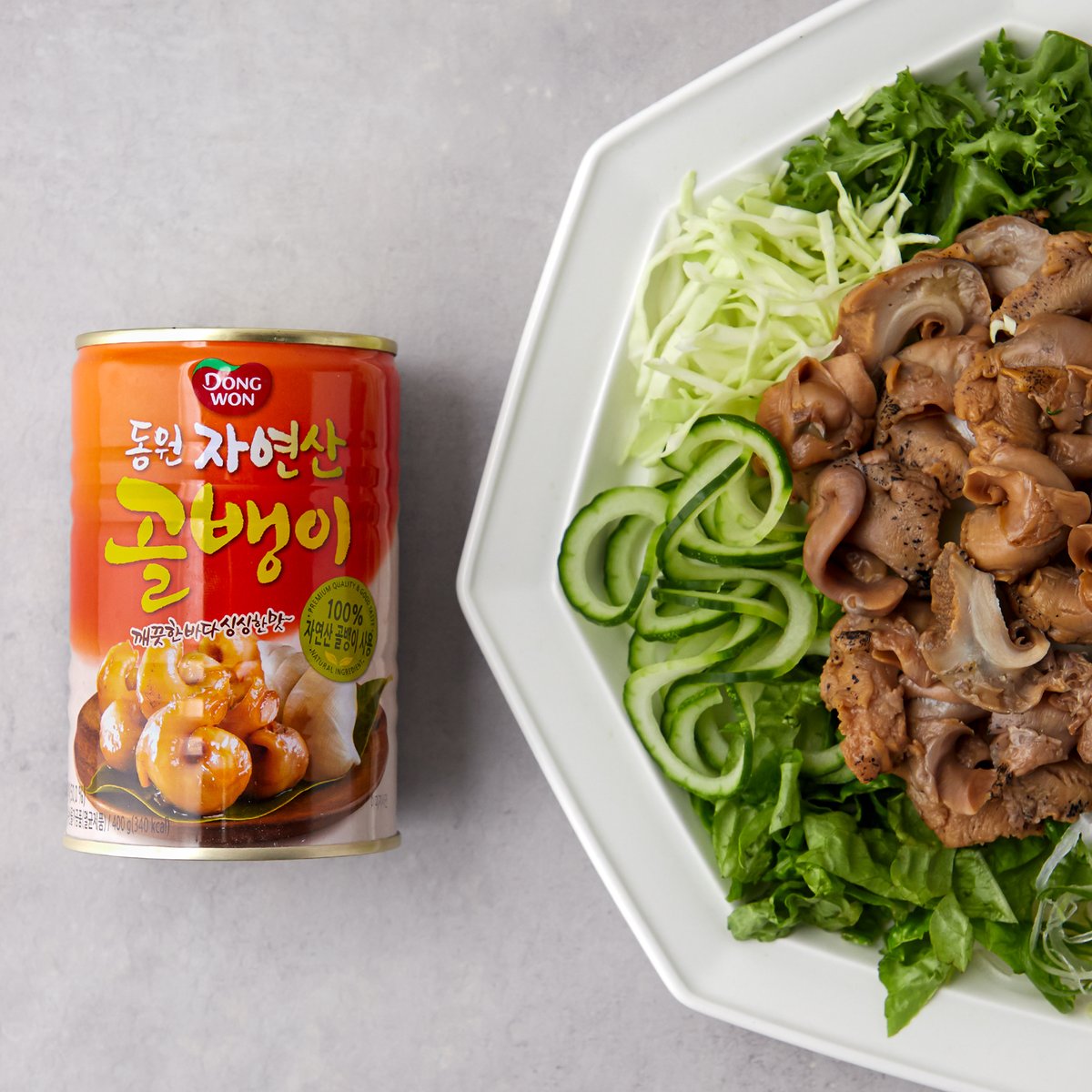 东远劲道自然产海螺肉罐头400g [] 400g